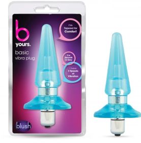 Basic Vibra Anal Plug Blue
